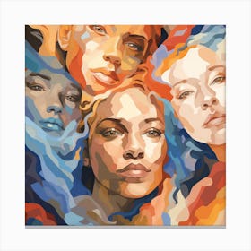 Four Women Canvas Print
