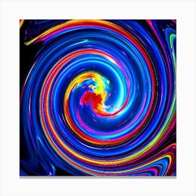 Abstract Swirl - Abstract Stock Videos & Royalty-Free Footage 4 Leinwandbild