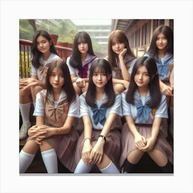 Korean Girl Group Canvas Print