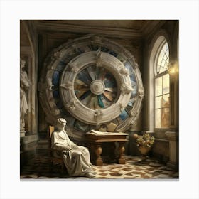 Clock In The Room Canvas Print