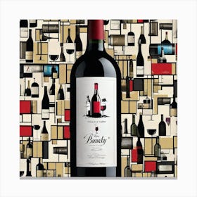 Bottle Of Wine 1 Canvas Print