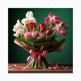 Bouquet Of Flowers 1 Canvas Print