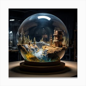 Snow Globe Canvas Print