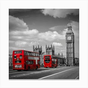 Typical London Canvas Print