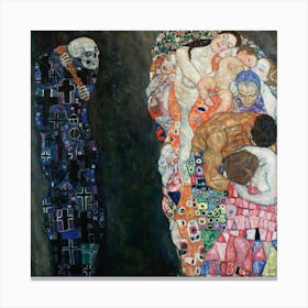 Klimt Dead Canvas Print