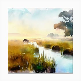 Okavango Delta 1 Canvas Print