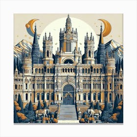 Castle In The Sky 1 Canvas Print