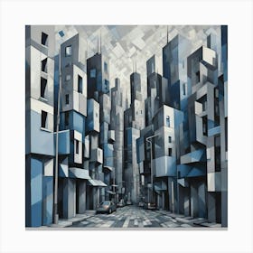 Abstract Cityscape 11 Canvas Print