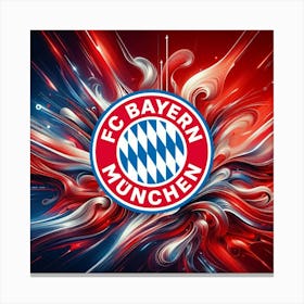 FC Bayern München Logo Wall Art 11 Canvas Print