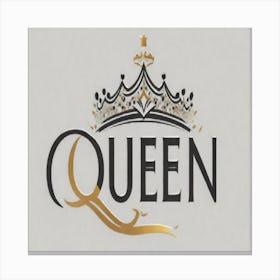 Queen Logo Canvas Print
