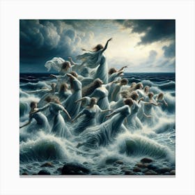 Angels Of The Sea Canvas Print