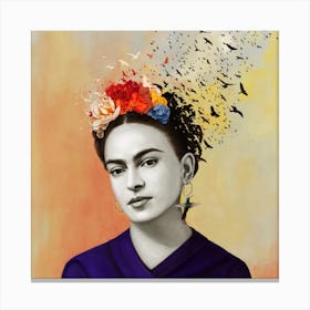 Surrealist Frida Canvas Print