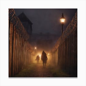 Inside the Wire Canvas Print