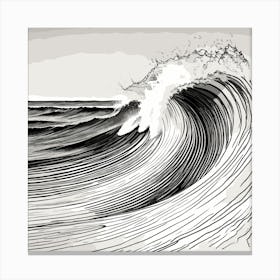 Wave Breaking Canvas Print