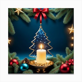 Christmas Background Canvas Print