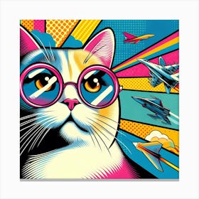 Pop Cat 8 Canvas Print