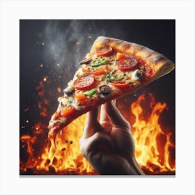 Pizza21 Canvas Print