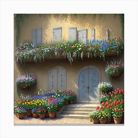 Nice House Canvas Print