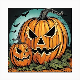 Halloween Pumpkins 9 Canvas Print