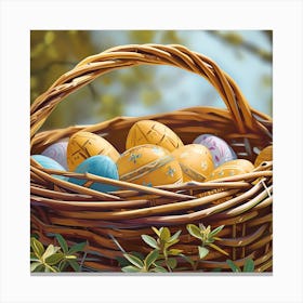 Easter Basket 1 Canvas Print