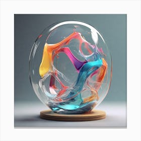 Glass Sphere Canvas Print