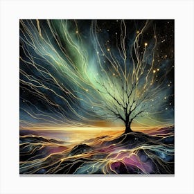 Northern lights Canvas Print