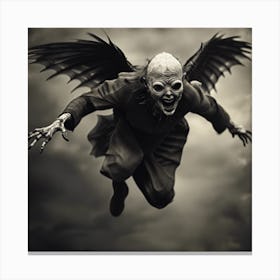 Winged Demon Canvas Print