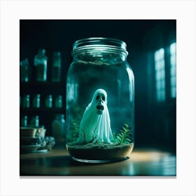 Haunted jar 1 Canvas Print