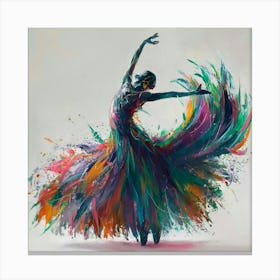 Dancer Art Canvas Print