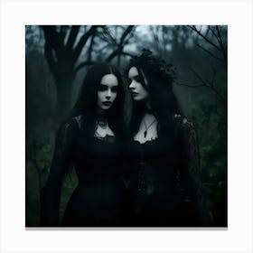 Gothic Women 3 Canvas Print