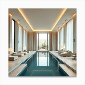 Swimming Pool Canvas Print