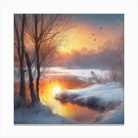 Winter Landscape 4 Canvas Print