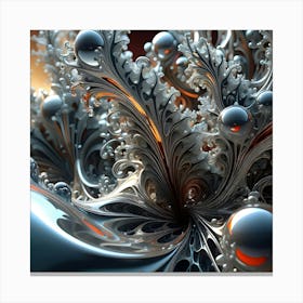 Waves Of Life 32 Canvas Print