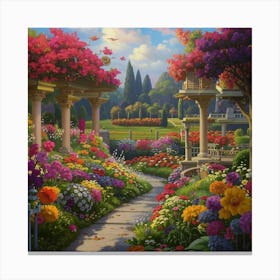 Garden Path 2 Canvas Print