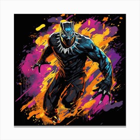 Black Panther 5 Canvas Print