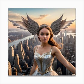 Angel Of New York Canvas Print