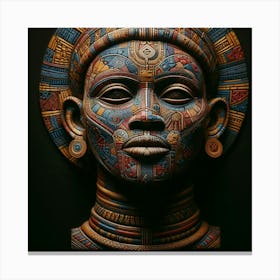 Egyptian Head Wall Art 1 Canvas Print