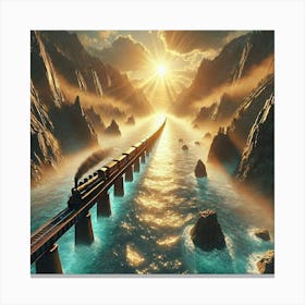 Train Journey Canvas Print