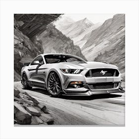 Ford Mustang Gt 4 Canvas Print