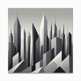 Abstract Cityscape 26 Canvas Print