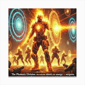 A Depiction Of The Phoenix Division Demonstrating Canvas Print