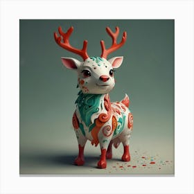 Reindeer Canvas Print