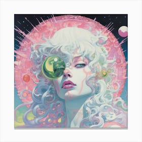 'The Girl From Space' Canvas Print