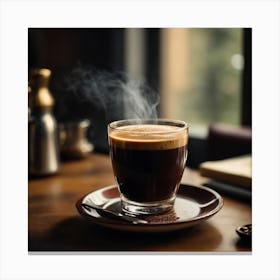 Coffee In A Cup Canvas Print