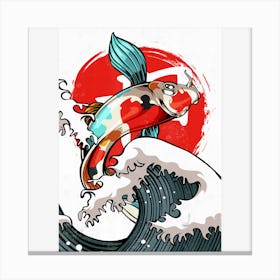 Limited Edition Koi Carp Nishikigoi Japanese Fish The Great Canvas Print