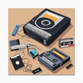 Cassette Tapes 6 Canvas Print