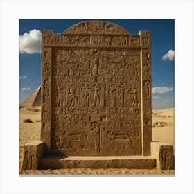 Default Hotep Is An Egyptian Word That Roughly Translates As T 0 4 Canvas Print