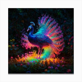 Peacock 1 Canvas Print