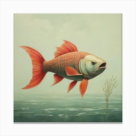 Fish In The Water Canvas Print