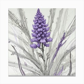 Purple Flower Canvas Print